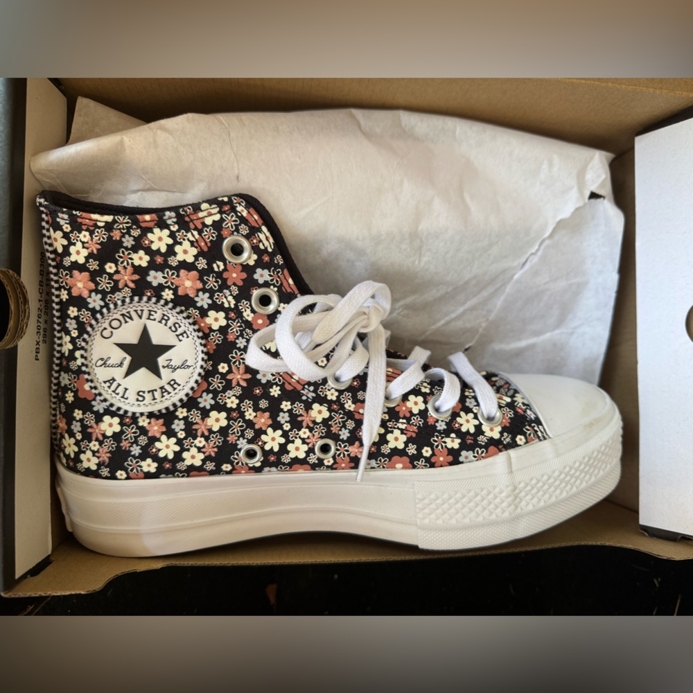 Converse Floral High-Tops